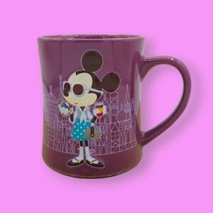Disney Parks Purple Mickey’s Coffee Really Swell Hipster Minnie Mouse Mug